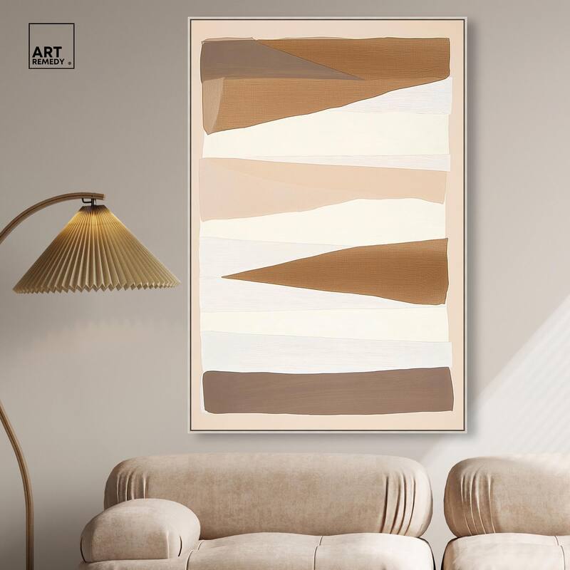 Linear Landscape II Canvas by Art Remedy