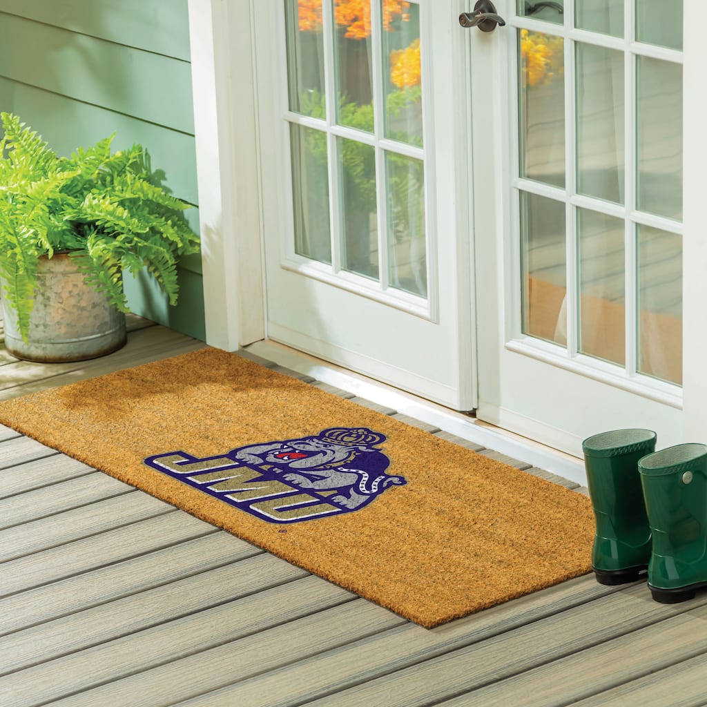 James Madison University Full Color Indoor/Outdoor Coir Mat