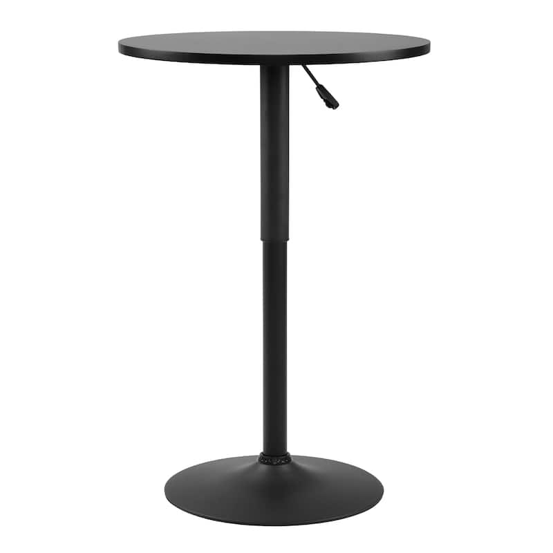 360 Swivel Round Pub Table Height Adjustable Bar Table 25-35 inches - N/A