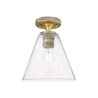 Innovations Lighting 434-1F-11-8 Crown Point Flush Mount Crown Point