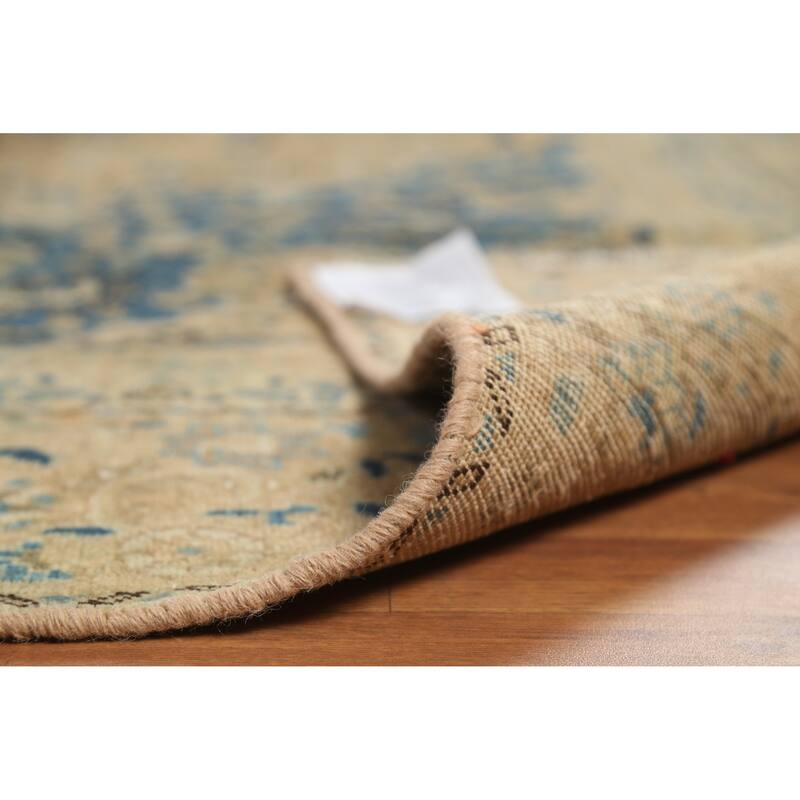 Hand Knotted Oriental 100% Wool Carpet Traditional Floral Oranges & Rust Mashad Area Rug - 12' 0'' X 8' 5''