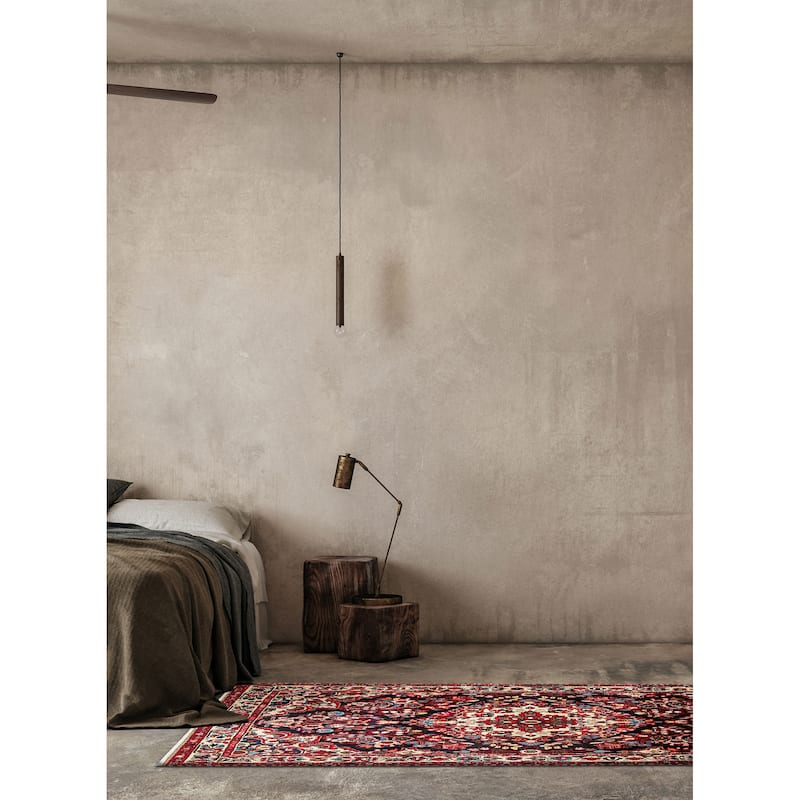 ECARPETGALLERY Hand-knotted Anadol Navy Wool Rug - 4'6 x 9'5