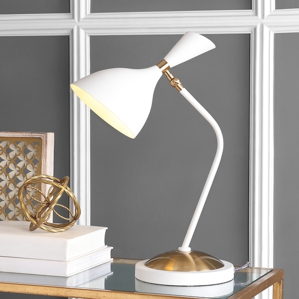 JONATHAN Y Albert 21.5" Iron Retro Mid-Century LED Table Lamp