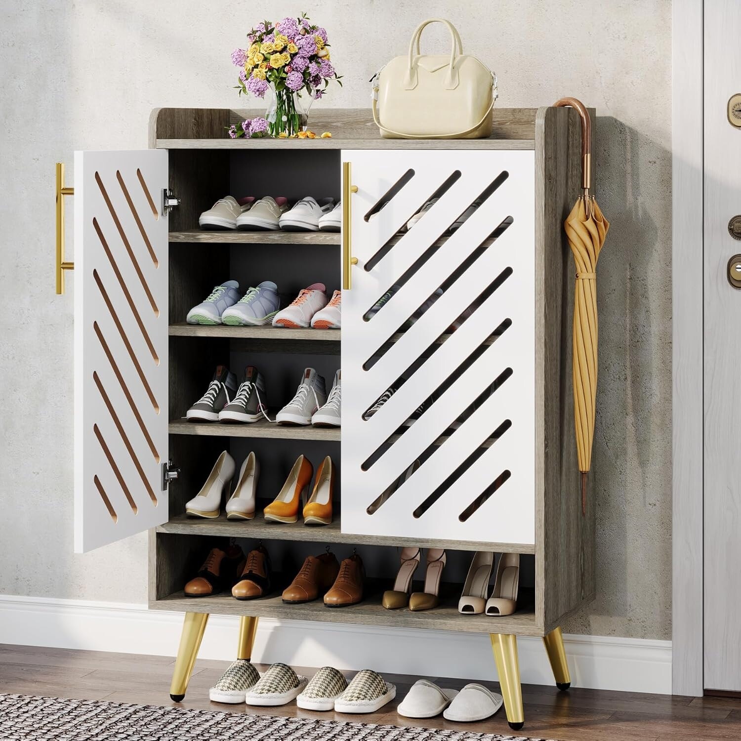 Hanging shoe cabinet shop