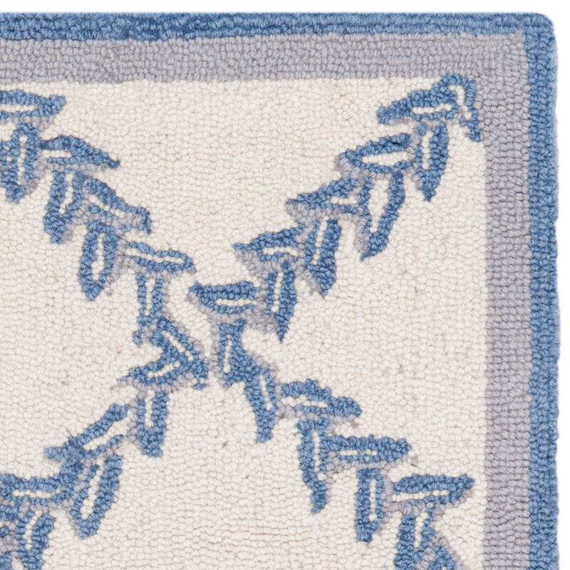 SAFAVIEH Handmade Chelsea Kimber Trellis French Country Wool Rug