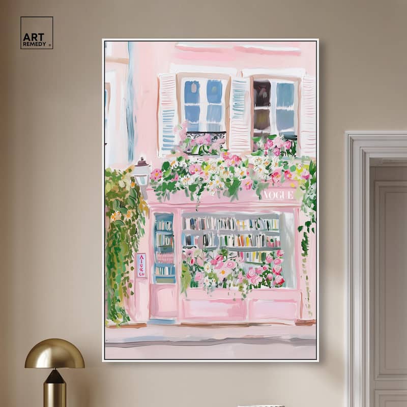 Little Magazine Store Canvas by Art Remedy