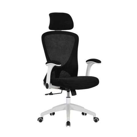 Porthos Home Dilan Swivel Office Chair, Mesh Back, Gaslift Seat