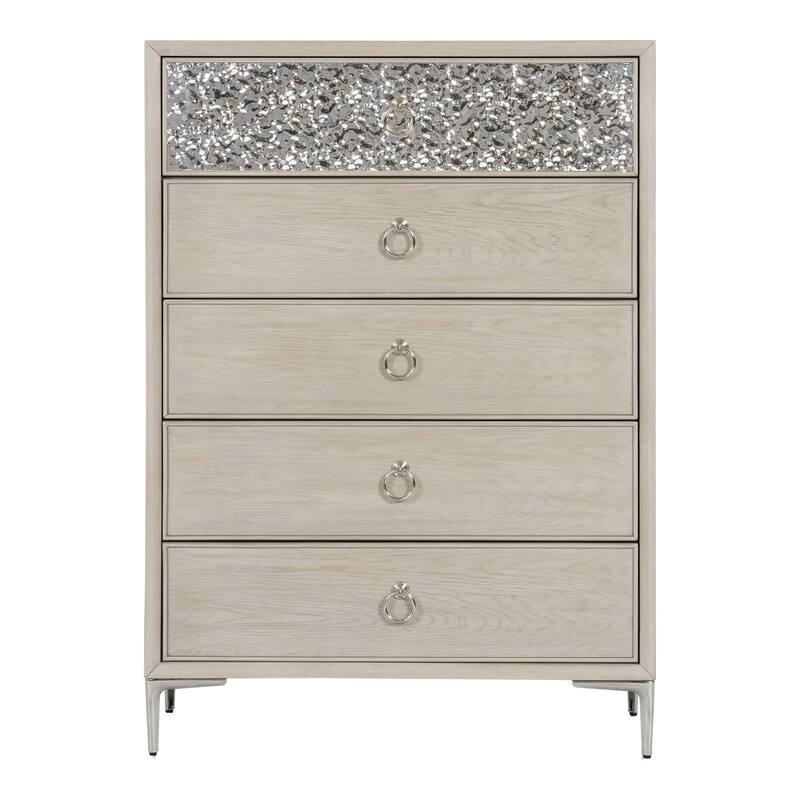 Furniture of America Fable Modern Solid Wood 5-Drawer Chest