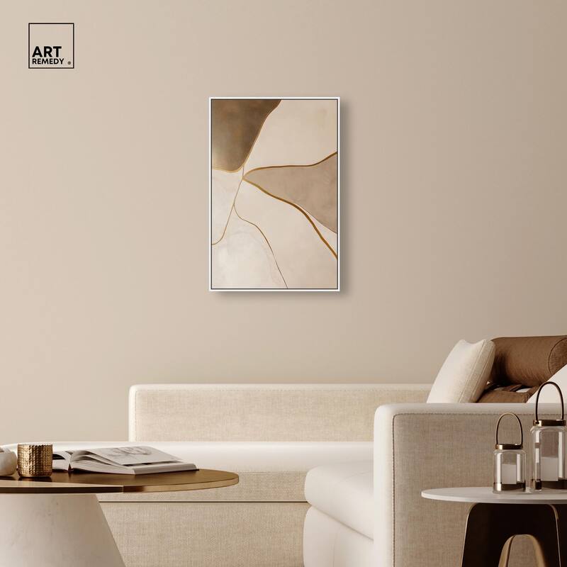Taupe Terrain II Canvas by Art Remedy