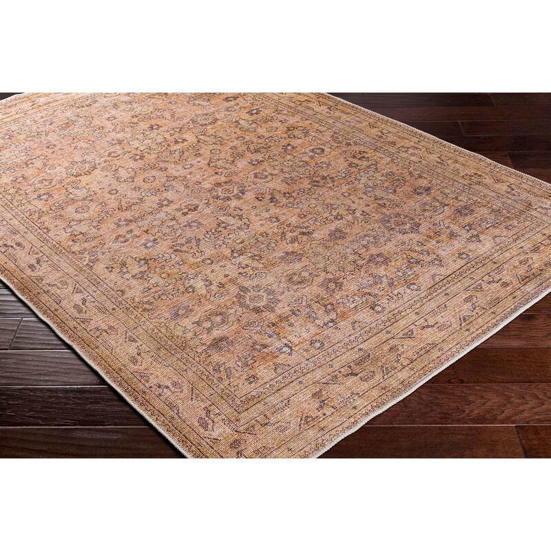 Mr. Kate Greenwich Distressed Vintage Washable Area Rug