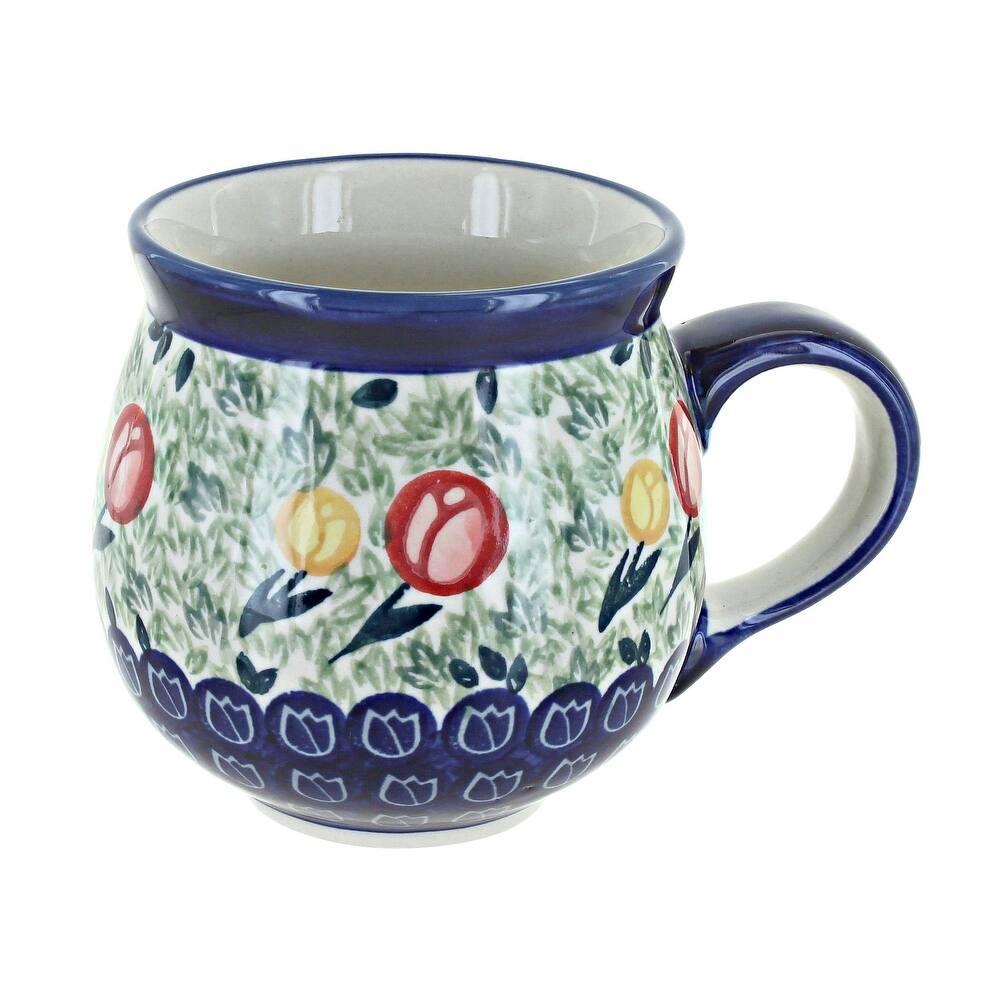 Blue Rose Polish Pottery K090 Manufaktura Bubble Mug
