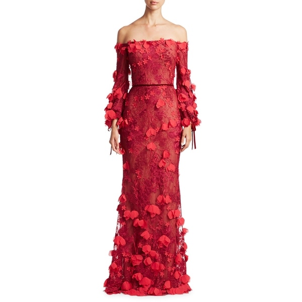 marchesa notte red gown