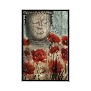 iCanvas "Floral Buddha" by Conrad Knutsen Framed - Bed Bath & Beyond ...