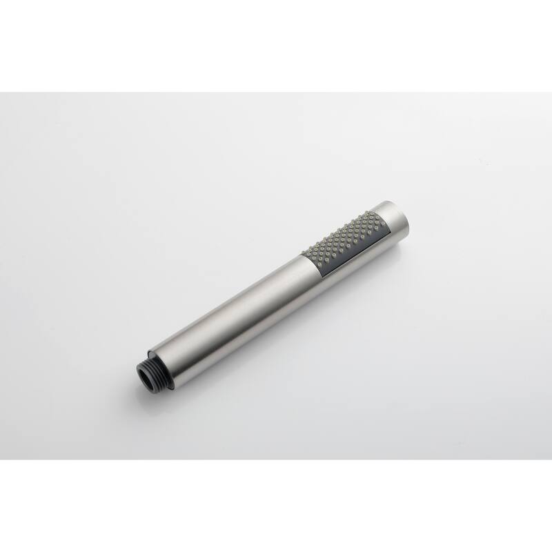 Floor Mounted Tub Faucet High Flow Freestanding Tub Filler Faucet with Handheld Shower Head and Swivel Spout