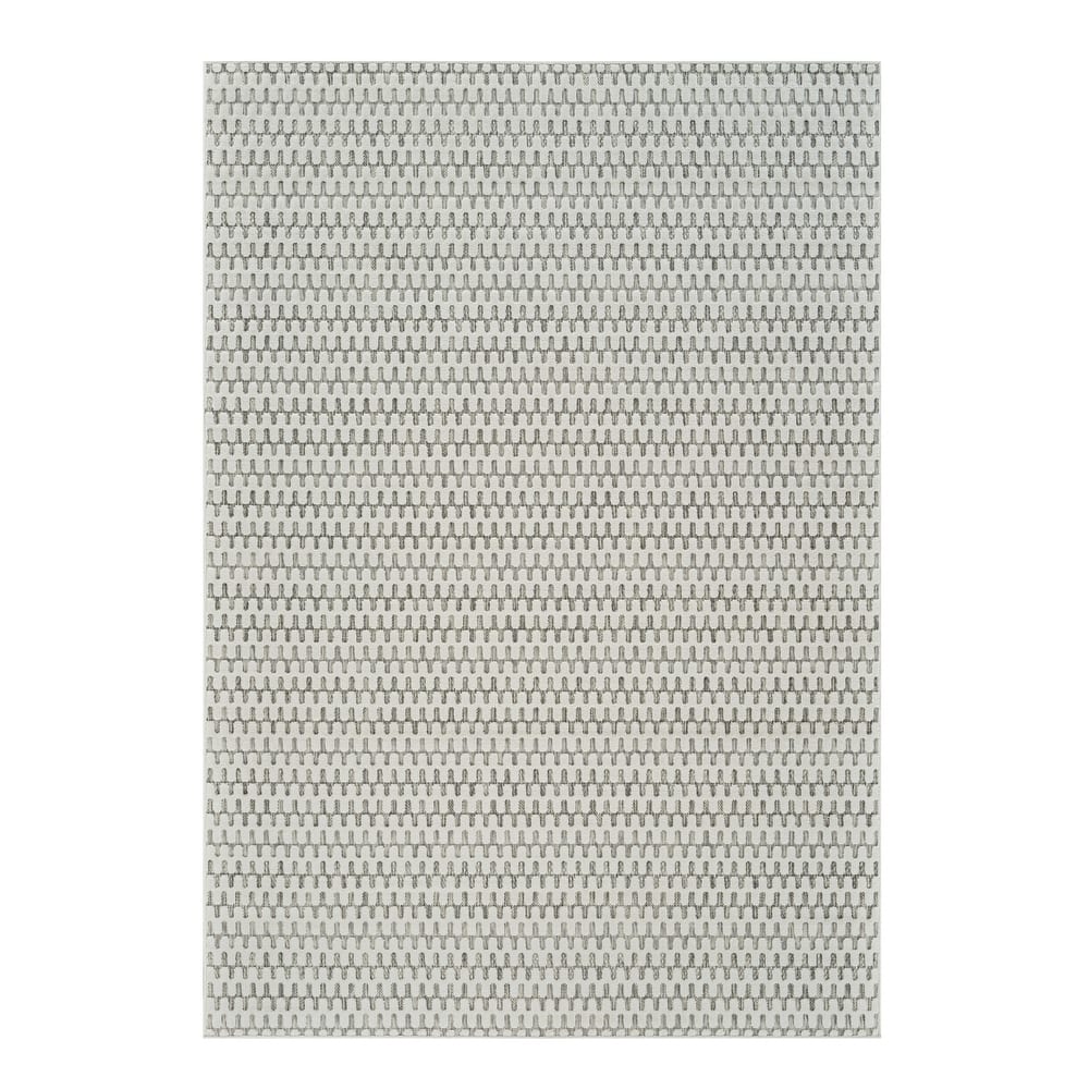 Elto Abstract Shapes Weather Resistant Modern Chic Outdoor Rug