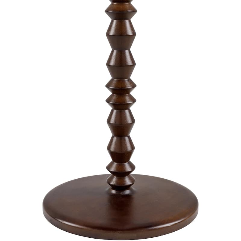 Livabliss Padauk Traditional Accent Floor Lamp