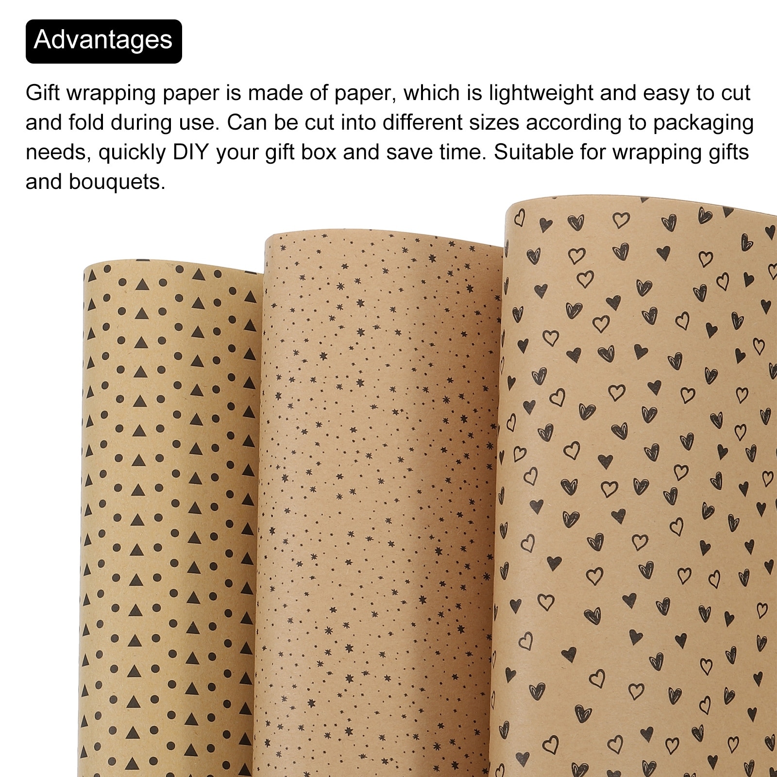 Simple Packing Paper, 20 Sheets