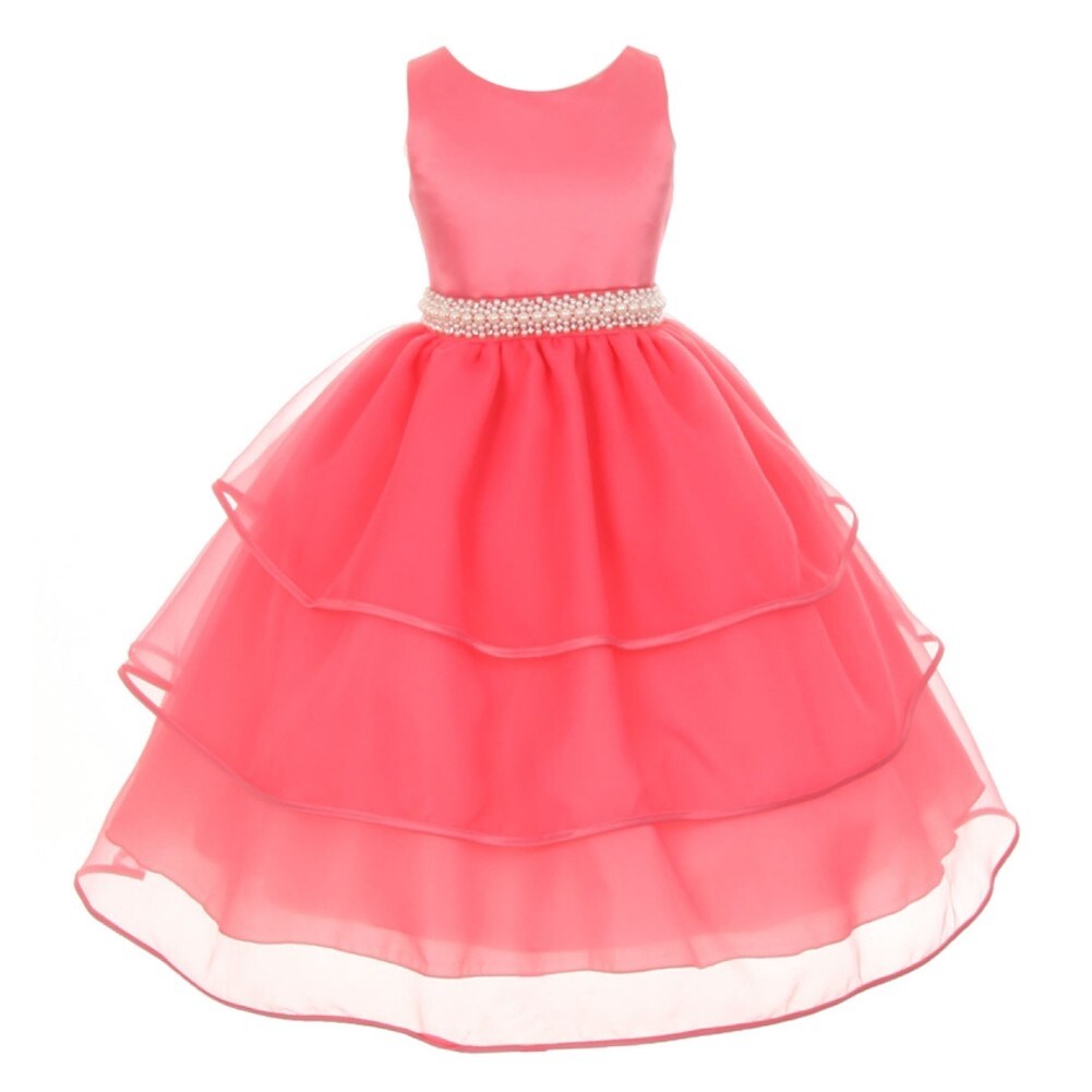 baby girl coral dress