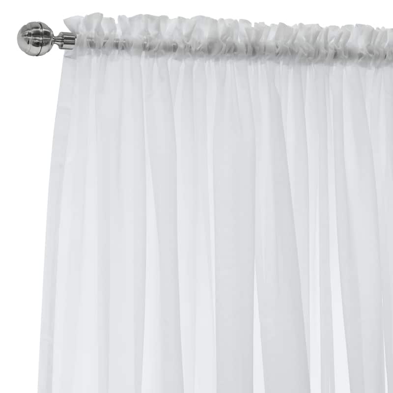 Rhapsody Rod Pocket European Style High Curtain Voile