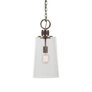 1-Light Mini Ceiling Pendant - 22" - Brass Finish
