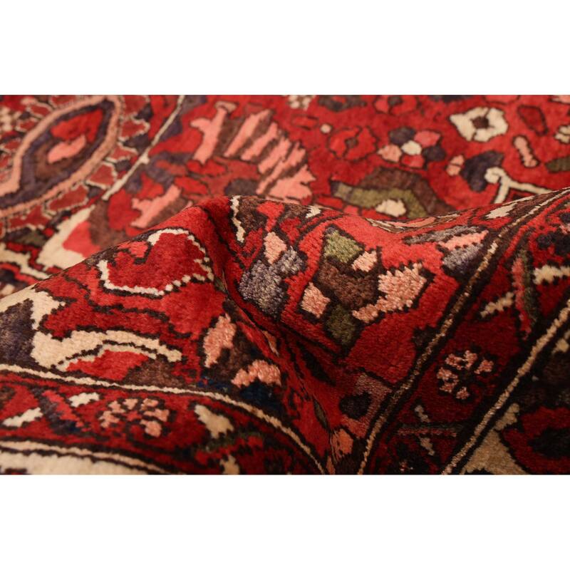 ECARPETGALLERY Hand-knotted Kayseri Vintage Red Wool Rug - 6'10 x 10'2