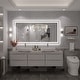 preview thumbnail 157 of 161, Large LED Bathroom mirror Tempered Glass Dimmable Anti-Fog Vanity Mirror