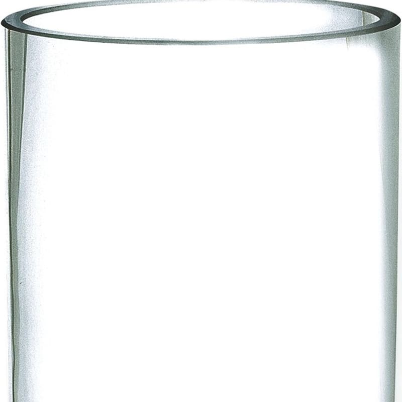 HomeRoots 11" Clear Cylinder Crystal Table Vase - 3