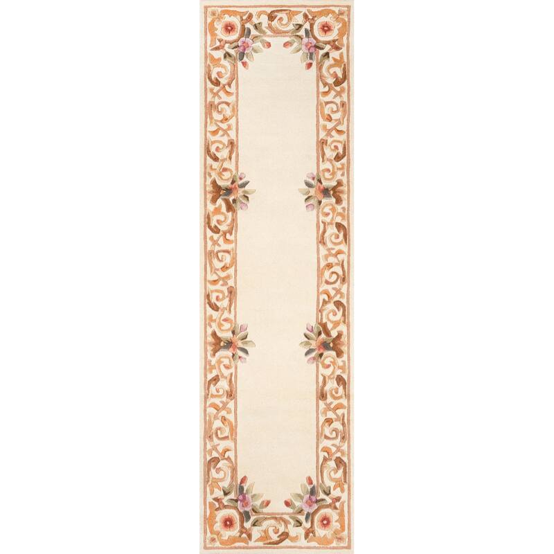 Momeni Harmony Hand Tufted Wool Traditional Floral Area Rug
