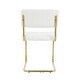 preview thumbnail 28 of 28, Teddy Dining Chair Set of 2 with Upholstered Back Accent Chair and C-Shaped Metal Legs Vanity Chair, Student Desk Chair