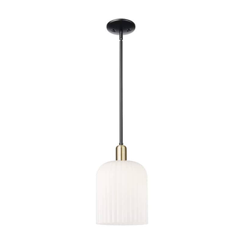Innovations Lighting Endless Possibilities Arcadia - Bridal Veil - 1 Light 8" Stem Hung Mini Pendant
