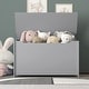 preview thumbnail 16 of 24, 29.9"×23.6" Kids Wooden Toy Box/Bench with Safety Hinged Lid