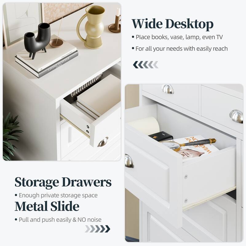 Futzca 9-Drawer Storage Dresser – Tall Entryway Organizer