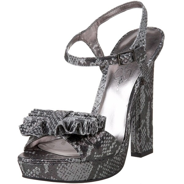 Jessica Simpson Womens Casa Platform Sandal Grey Size 85 Jessica Simpson Womens Casa Platform Sandal Grey Size 85