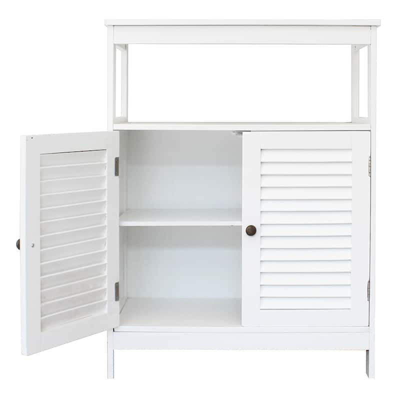 31.5" FCH Two-Door Bathroom Cabinet White