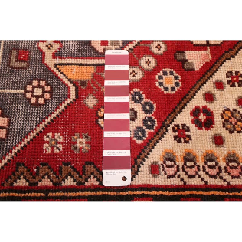 ECARPETGALLERY Hand-knotted Andelz Red Wool Rug - 3'10 x 6'3