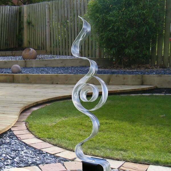 Shop Statements2000 Large Metal Sculpture Modern Abstract Art Decor By Jon Allen Looking Forward 62 X 12 X 7 Overstock 27066580