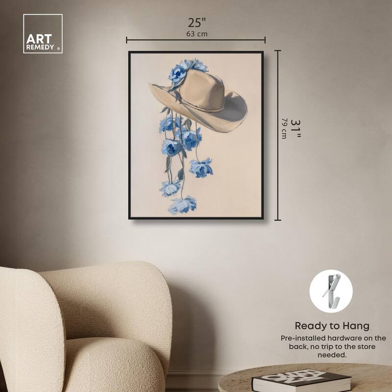 Brimming Blues II Canvas by Art Remedy