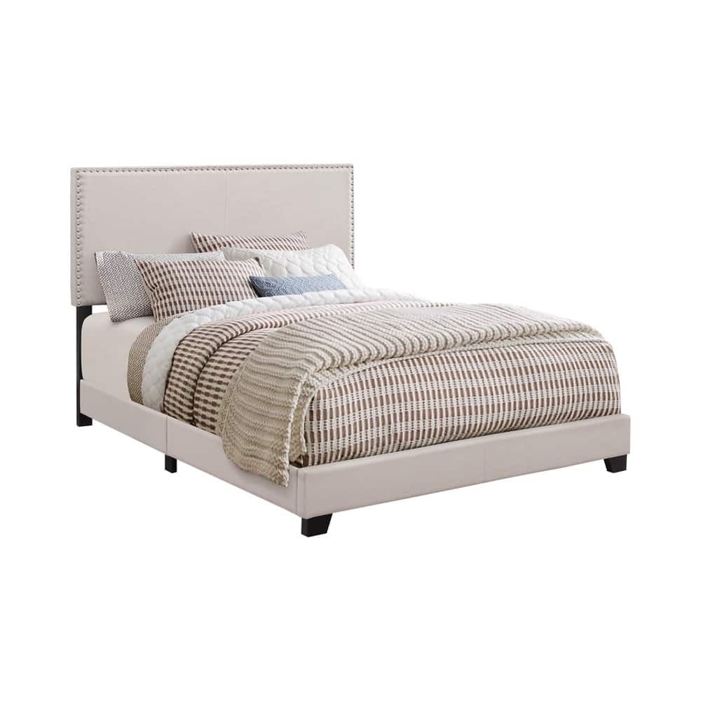Boyd Transitional Fabric Upholstered Panel Bed