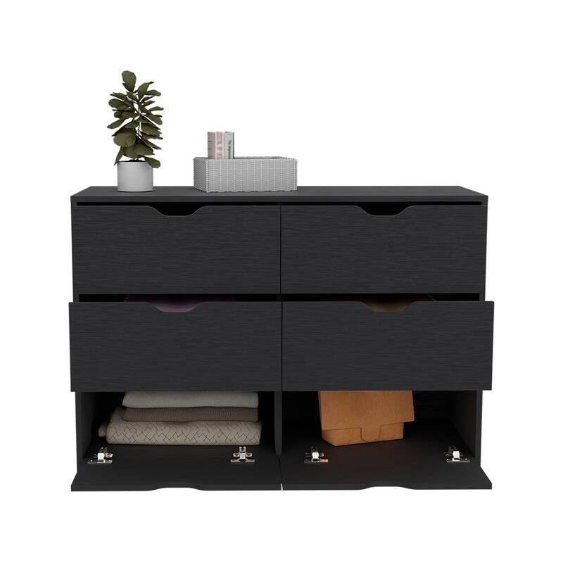 Wooden Dresser with Four Drawers