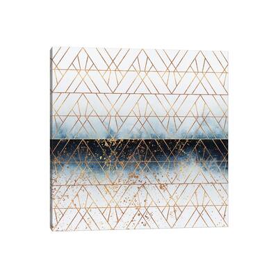 iCanvas "Winter Blue Geo" by Elisabeth Fredriksson Canvas Print