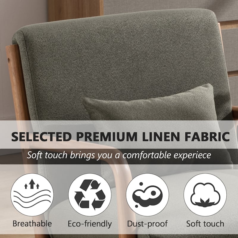 Aston Modern Solid wood Accent Chair for Living Room