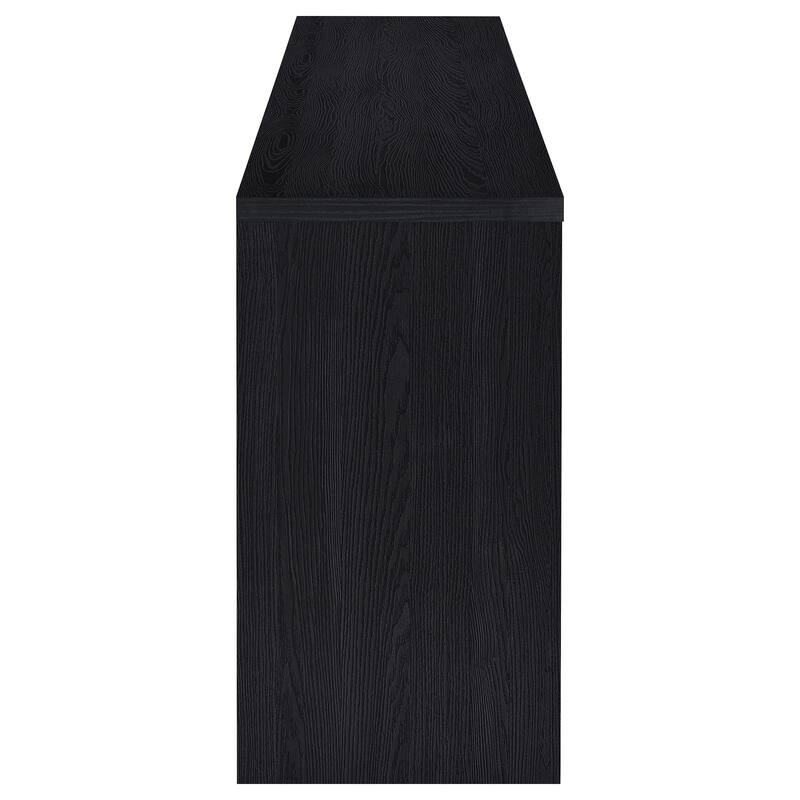 Denison 79-Inch 4-Door TV Stand Media Console Black