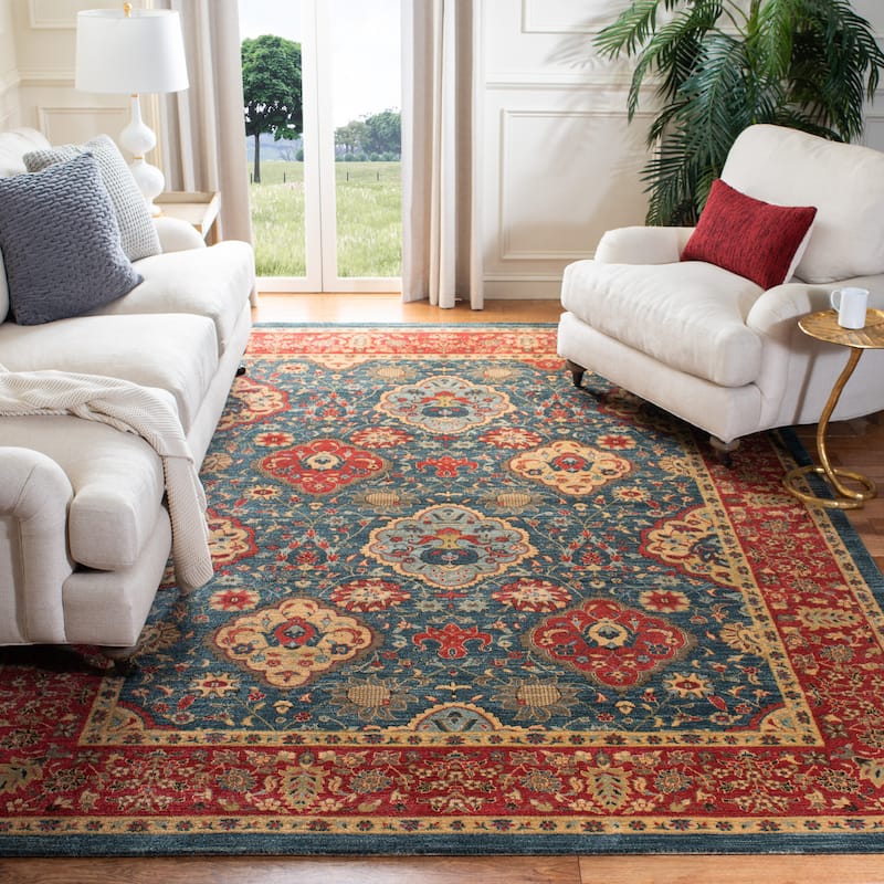 SAFAVIEH Mahal Jacquelyn Traditional Oriental Rug - 8' x 10' - Navy/Red