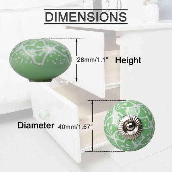 Shop Ceramic Knobs Knobs Drawer Round Pull Handle Furniture Drawer