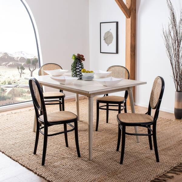 Safavieh Sonia Modern Natural Cane Dining Chair Set Of 2 21 1 X 15 7 X 31 9 Overstock 30586338