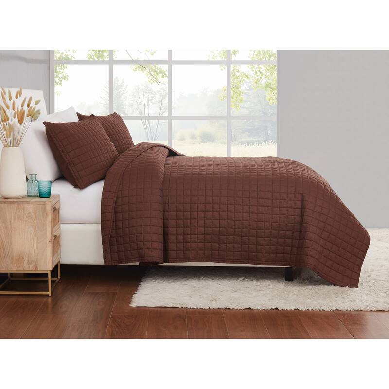 Brooklyn Loom Flax Linen Quilt Set