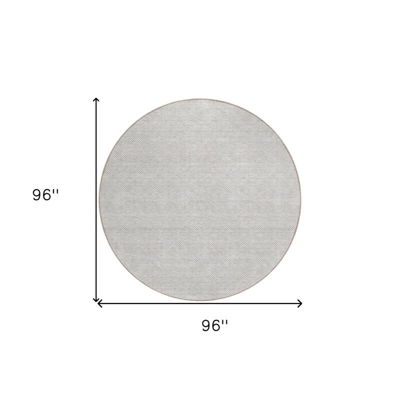HomeRoots Geometric Transitional Rectangle Outdoor Rug
