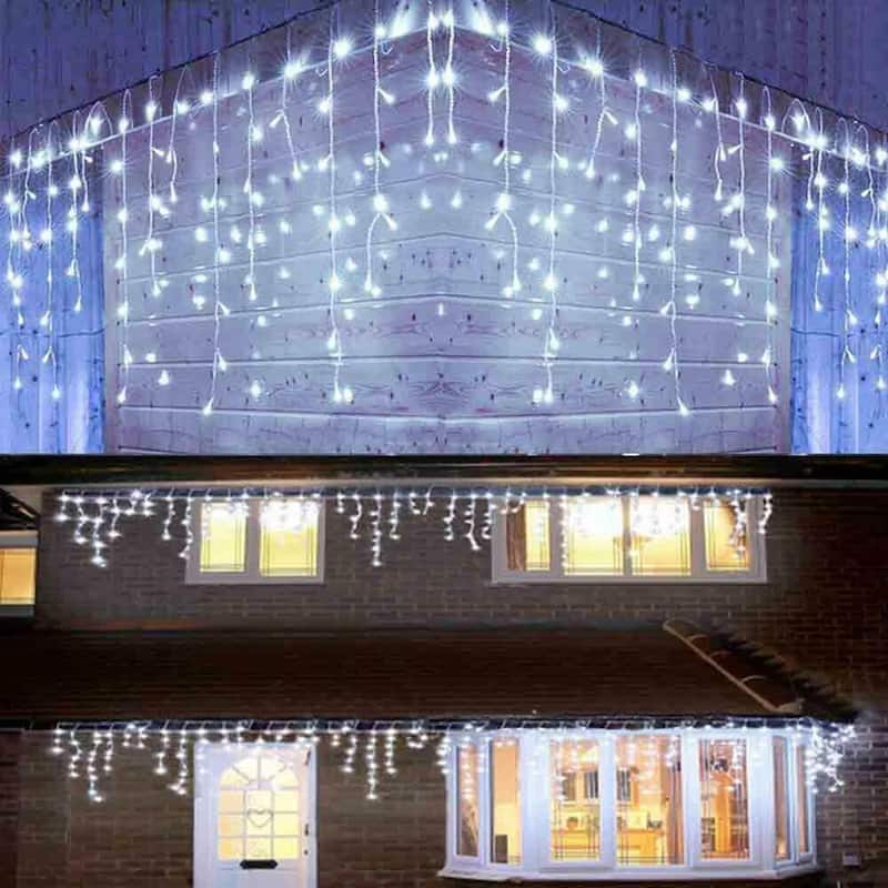 Curtain Icicle Lights Wedding Party LED Fairy Christmas Light