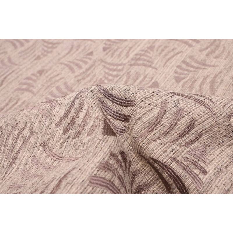 ECARPETGALLERY Flat-Weave Marrakech Taupe Wool Kilim - 5'4 x 7'3