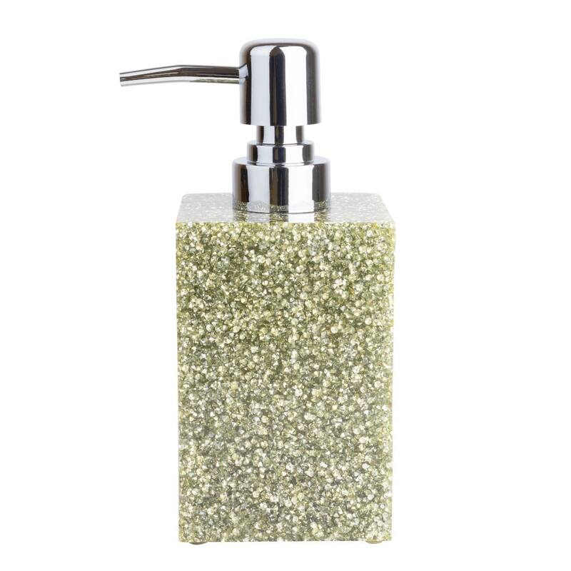 Sparkles Home Luminous Rhinestone Soap Dispenser - Silver